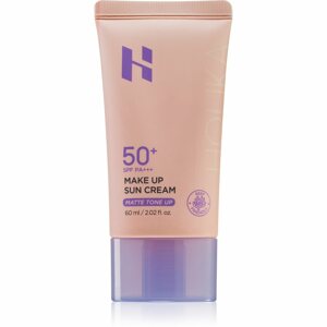 Holika Holika Make Up Sun Cream enyhén színezett alapozó bázis matt hatással SPF 50+ 60 ml