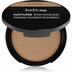 IsaDora Nature Enhanced Flawless Compact Foundation krémes kompakt make-up árnyalat 88 Almond 10 g