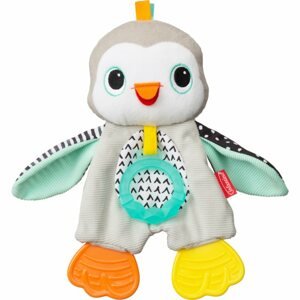 Infantino Cuddly Teether Penguin plüss játék rágókával 1 db