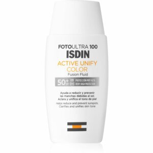 ISDIN Foto Ultra 100 Active Unify védő és tonizáló krém a pigmentfoltok ellen SPF 50+ 50 ml