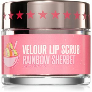 Jeffree Star Cosmetics Velour Lip Scrub cukros peeling az ajkakra Rainbow Sherbet 30 g