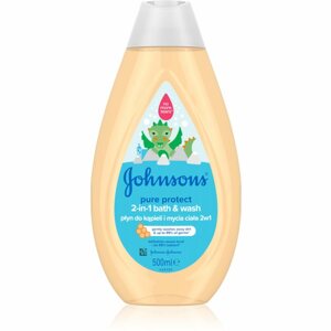 Johnson's® Wash and Bath tusoló- és fürdőgél gyermekeknek 2 az 1-ben 500 ml