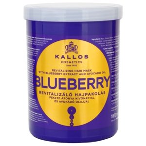 Kallos Blueberry revitalizáló maszk száraz, sérült, vegyileg kezelt hajra 1000 ml
