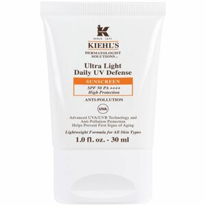 Kiehl's Ultra Light Daily UV Defense ultrakönnyű védő fluid minden bőrtípusra, beleértve az érzékeny bőrt is SPF 50+ 30 ml
