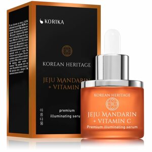 KORIKA Korean Heritage Jeju Mandarin + Vitamin C Premium Illuminating Serum bőr szérum (élénkítő) C-vitaminnal 30 ml