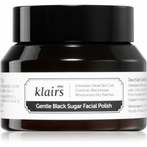 Klairs Gentle Black Sugar Facial Polish hidratáló peeling arcra 110 g