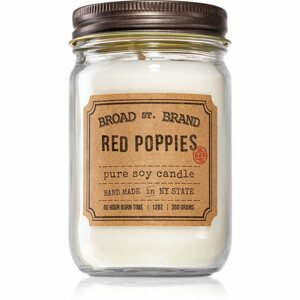 KOBO Broad St. Brand Red Poppies illatgyertya (Apothecary) 360 g