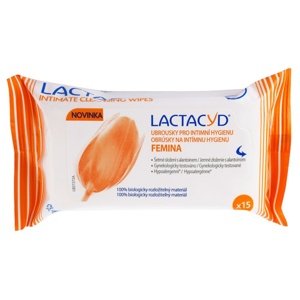 Lactacyd Femina papírtörlők az intim higiéniához 15 db