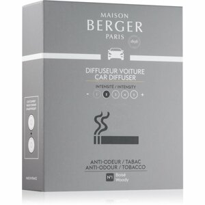 Maison Berger Paris Car Anti Odour Tobacco illat autóba utántöltő (Woody) 2 x 17 g