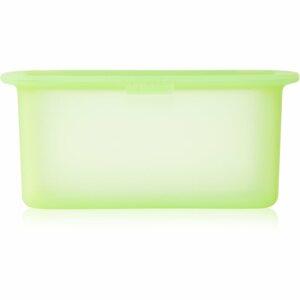 Lékué Reusable Silicone Box edény szín Translucent Green 1000 ml
