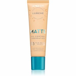 Lumene Matte Oil-Control fluid make-up kombinált és zsíros bőrre árnyalat 1,5 Fair Beige 30 ml