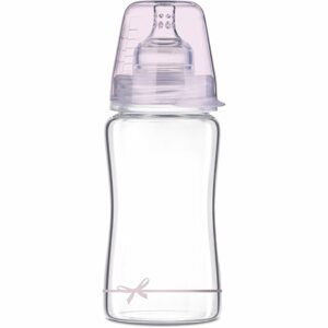 LOVI Baby Shower Girl cumisüveg Glass 250 ml