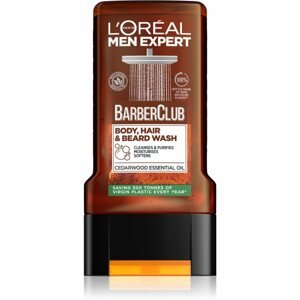 L’Oréal Paris Men Expert Barber Club fürdőgél férfiaknak hajra, szakállra és testre 300 ml