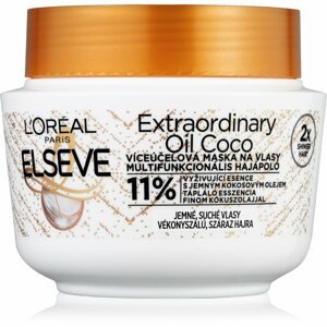 L’Oréal Paris Elseve Extraordinary Oil Coconut tápláló hajpakolás kókuszolajjal normál, száraz és nehezen kezelhető hajra 300 ml