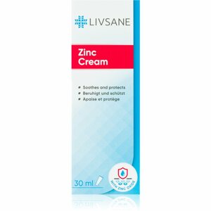LIVSANE Zinc cream regeneráló és védő krém az irritált bőrre 30 ml