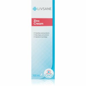 LIVSANE Zinc cream regeneráló és védő krém az irritált bőrre 100 ml