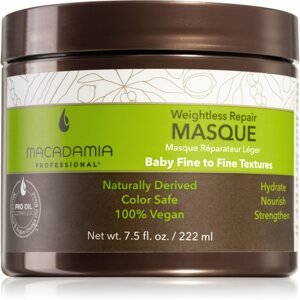 Macadamia Natural Oil Weightless Repair megújító maszk minden hajtípusra 222 ml