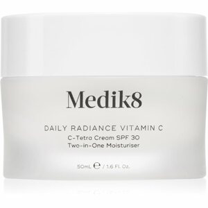 Medik8 Daily Radiance Vitamin C antioxidáns nappali krém C vitamin SPF 30 50 ml