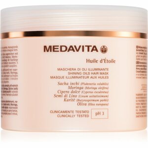 Medavita Huile d'Étolle Shining Oils Hair Mask haj maszk a fénylő és selymes hajért 500 ml