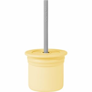 Minikoioi Sip+Snack Set etetőszett gyermekeknek Yellow / Grey