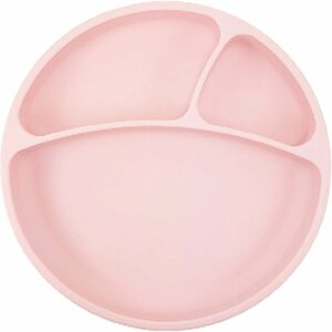 Minikoioi Puzzle Plate Pink osztott tányér tapadókoronggal 1 db