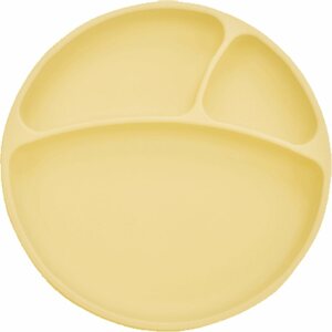 Minikoioi Puzzle Plate Yellow osztott tányér tapadókoronggal 1 db