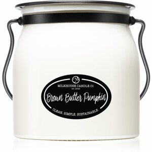 Milkhouse Candle Co. Creamery Brown Butter Pumpkin illatgyertya Butter Jar 454 g