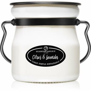 Milkhouse Candle Co. Creamery Citrus & Lavender illatgyertya Cream Jar 142 g