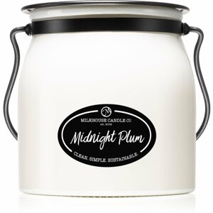 Milkhouse Candle Co. Creamery Midnight Plum illatgyertya Butter Jar 454 g