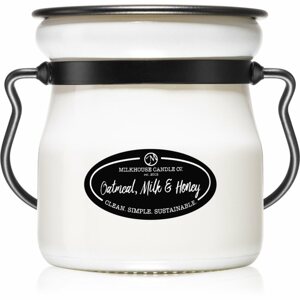 Milkhouse Candle Co. Creamery Oatmeal, Milk & Honey illatgyertya Cream Jar 142 g