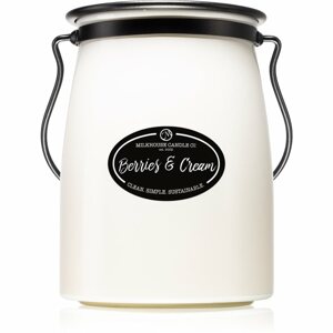 Milkhouse Candle Co. Creamery Berries & Cream illatgyertya Butter Jar 624 g