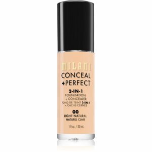 Milani Conceal + Perfect 2-in-1 Foundation And Concealer make-up 00 Light Natural 30 ml