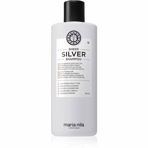 Maria Nila Sheer Silver Shampoo sampon a sárga tónusok neutralizálására 350 ml