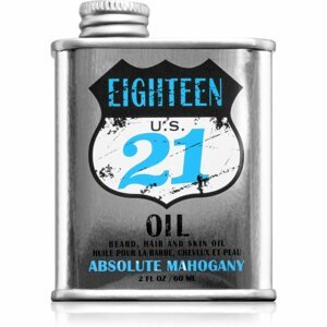 18.21 Man Made Absolute Mahogany Oil tápláló olaj hajra az arcra és a szakállra 60 ml
