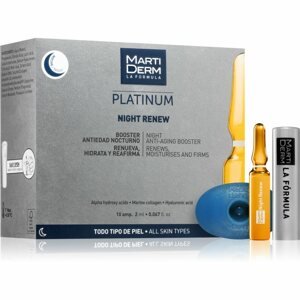Martiderm Platinum Night Renew hámlasztó peeling szérum ampullákban 10x2 ml