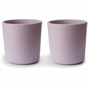 Mushie Dinnerware Cup bögre Soft Lilac 2 db