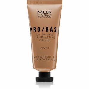 MUA Makeup Academy PRO/BASE Glow Dew ragyogást adó primer árnyalat Spark 30 ml