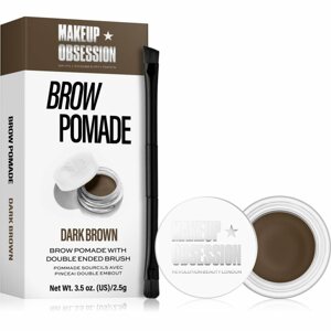 Makeup Obsession Brow Pomade szemöldök pomádé árnyalat Dark Brown 2.5 g