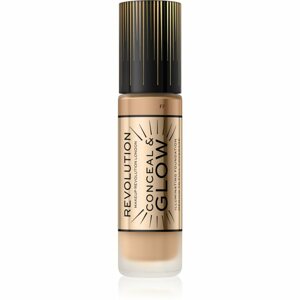 Makeup Revolution Conceal & Glow élénkítő make-up a természetes hatásért árnyalat F7 23 ml