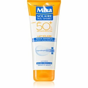 MIXA Sun naptej arca és testre az érzékeny bőrre SPF 50+ 200 ml