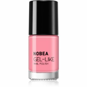NOBEA Day-to-Day Gel-like Nail Polish körömlakk géles hatással árnyalat Pink rosé #N02 6 ml