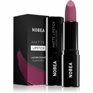 NOBEA Day-to-Day Matte Lipstick mattító rúzs árnyalat Plum purple #M15 3 g