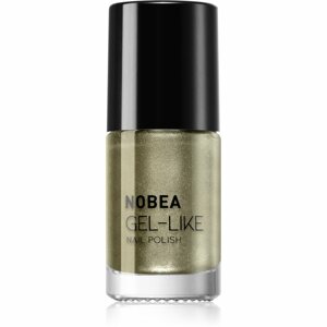 NOBEA Metal Gel-like Nail Polish körömlakk géles hatással árnyalat Olive green N#79 6 ml