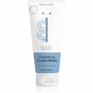 Naif Baby & Kids Hydrating Cream Wash hidratáló tusfürdő gyermekeknek születéstől kezdődően 200 ml