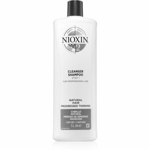 Nioxin System 2 Cleanser Shampoo tisztító sampon vékonyszálú és normál hajra 1000 ml