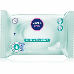 Nivea Baby Pure & Sensitive tisztító törlőkendő 63 db