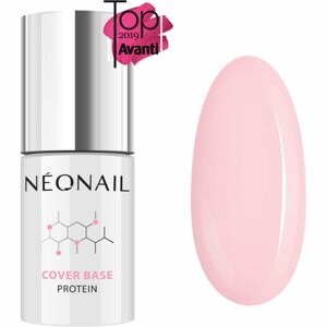 NeoNail Cover Base Protein alap- és fedőlakk a zselés műkörömhöz árnyalat Nude Rose 7,2 ml