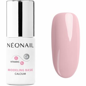 NeoNail Modeling Base Calcium bázis lakk zselés műkörömhöz kalciummal árnyalat Neutral Pink 7,2 ml