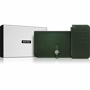 Notino Classy Collection Pouch with wallet kistáska rejtett pénztárcával Emerald 2 db