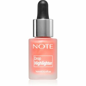 Note Cosmetique Drop Highliter Folyékony Highlighter pipettával 01 Pearl Rose 14 ml